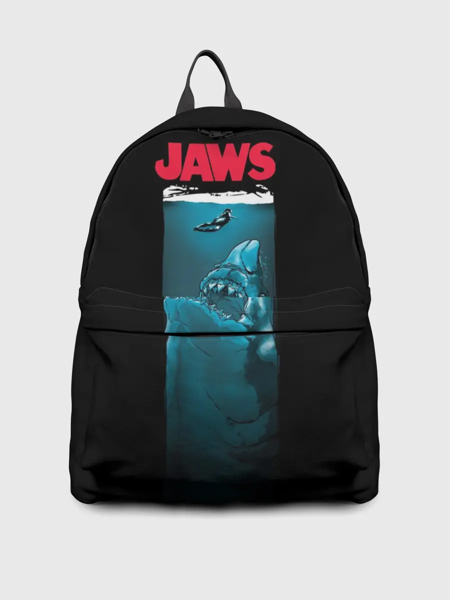 Рюкзак джинсовый / Челюсти