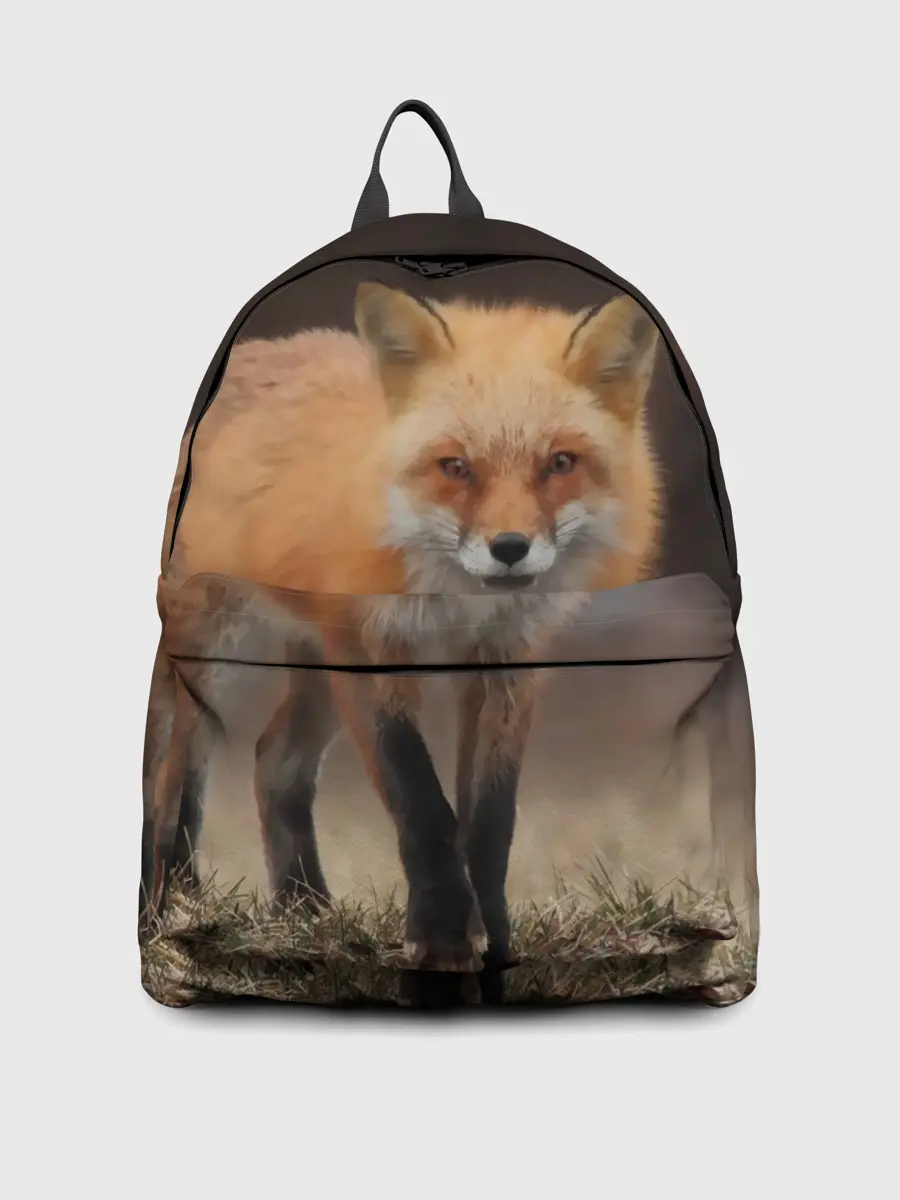 Рюкзак джинсовый / Хитрая лисица