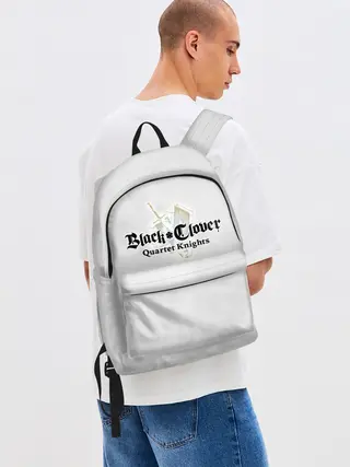 Рюкзак джинсовый / Чёрный клевер Quartet Knights