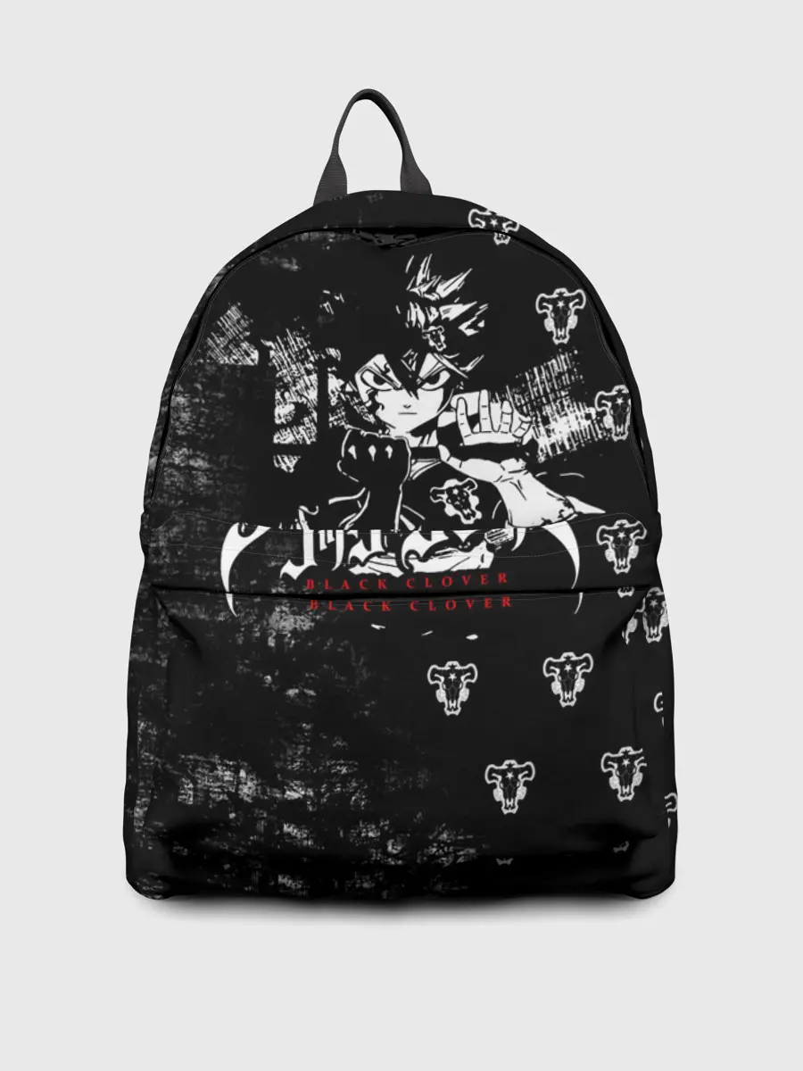 Рюкзак джинсовый / Черный Аста Чёрный клевер