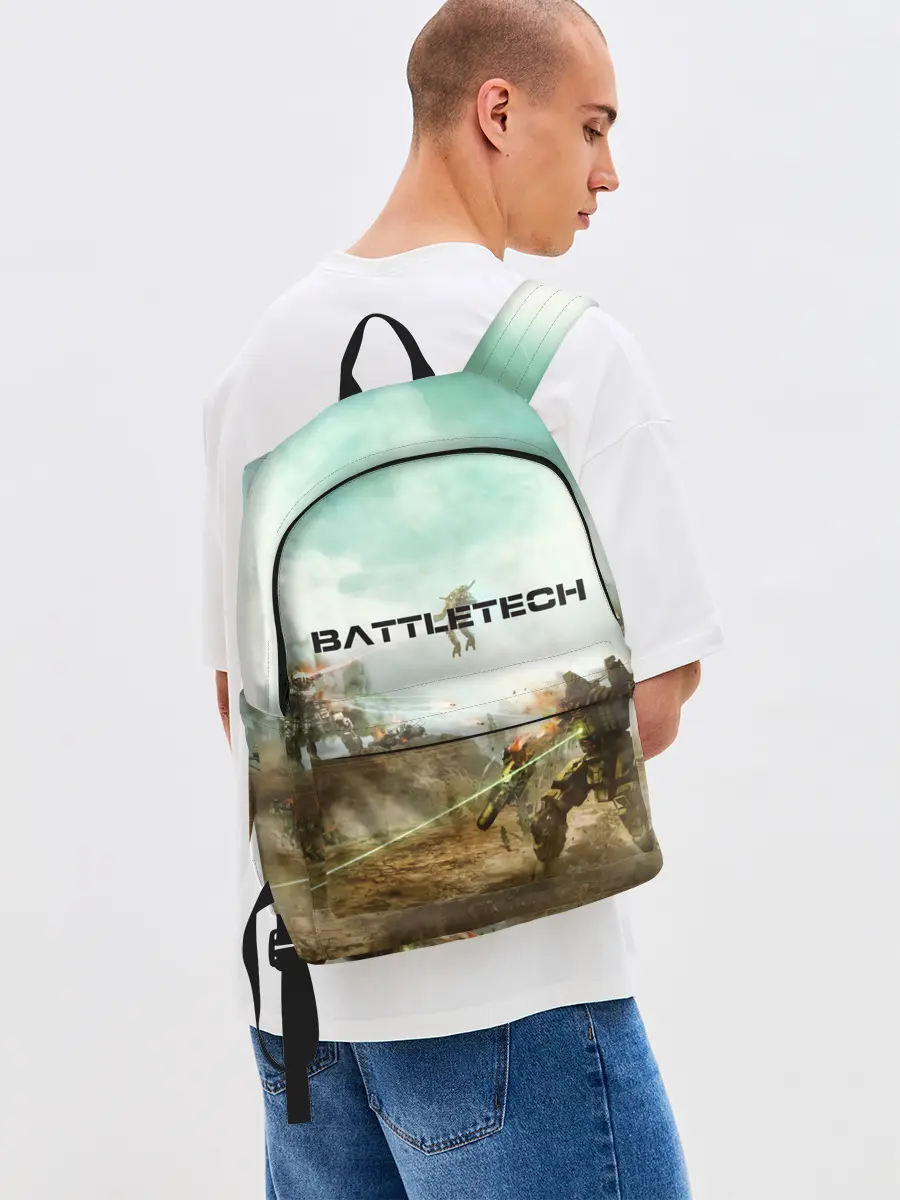 Рюкзак джинсовый / Битва мехов