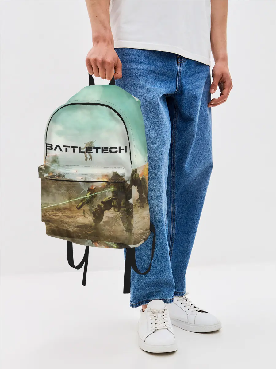 Рюкзак джинсовый / Битва мехов