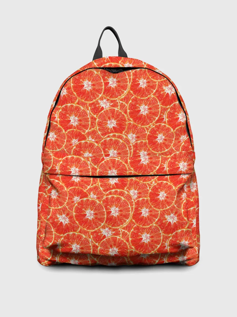 Рюкзак джинсовый / Красный Апельсин