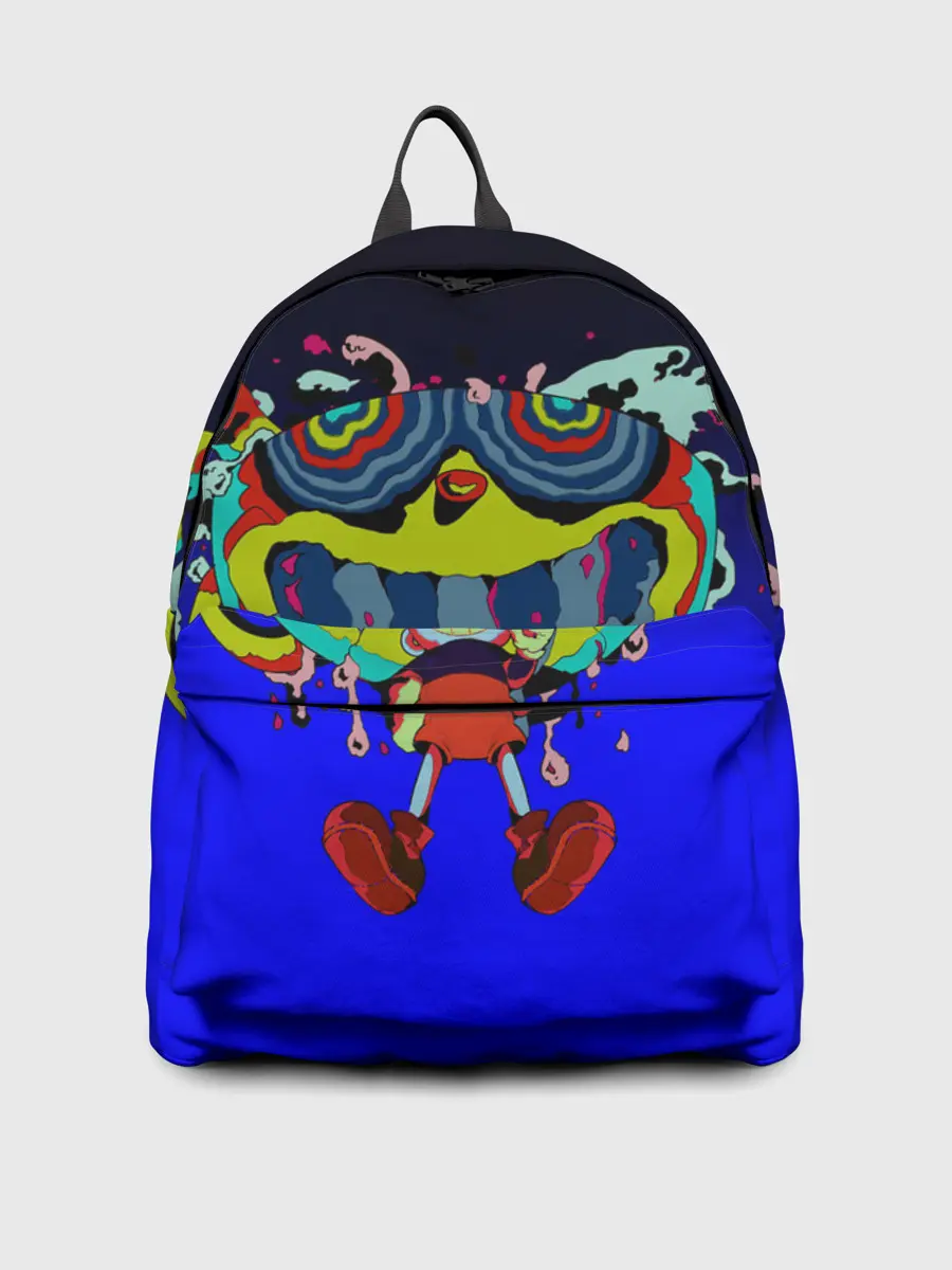 Рюкзак джинсовый / ACID CUPHEAD