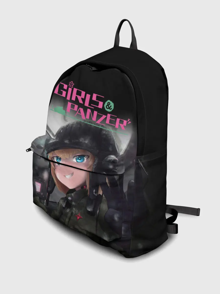 Рюкзак джинсовый / Девушки и танки | Girls und Panzer