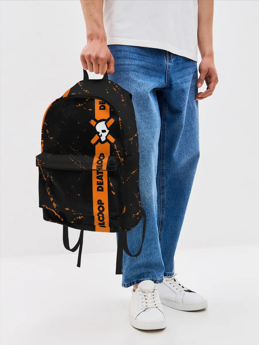 Рюкзак джинсовый / Deathloop - Grunge
