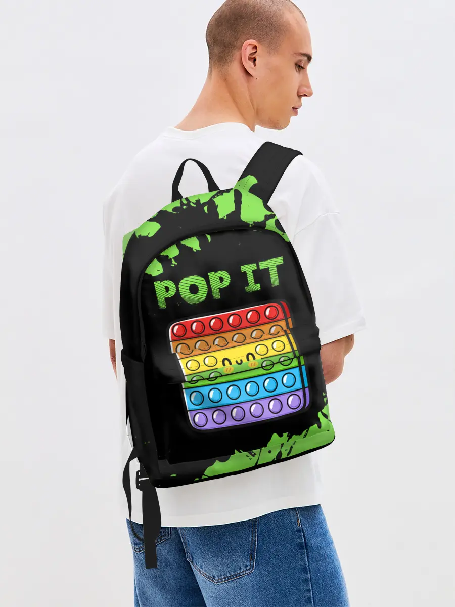 Рюкзак джинсовый / Поп Ит / Симпл Димпл - Краска