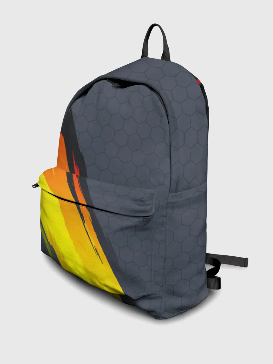 Рюкзак джинсовый / Gray Yellow Style