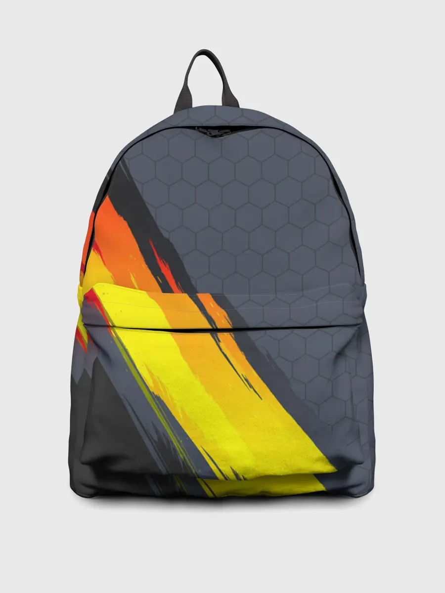 Рюкзак джинсовый / Gray Yellow Style