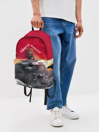 Рюкзак джинсовый / Girls und Panzer | Девушки и танки