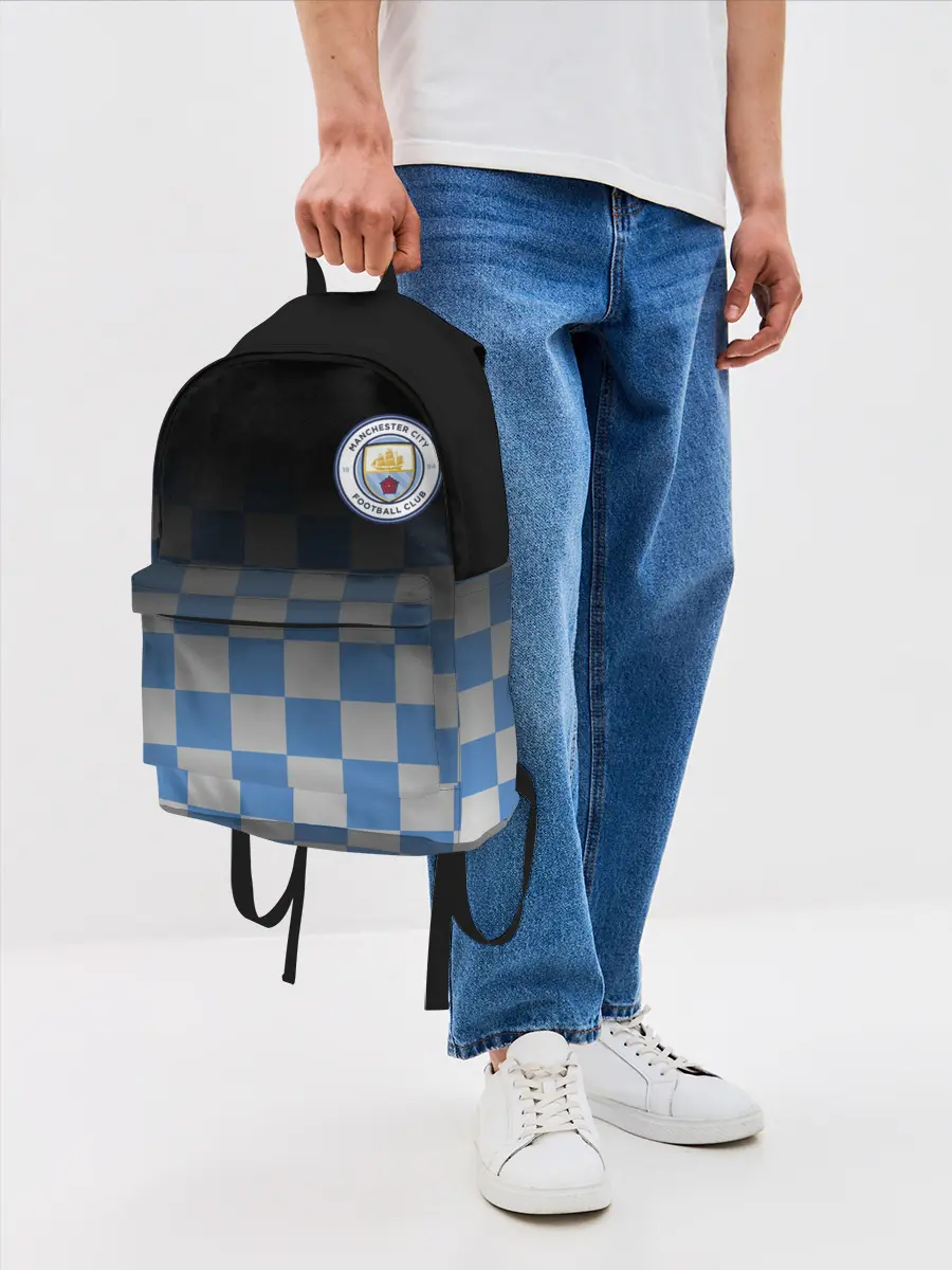 Рюкзак джинсовый / МАНЧЕСТЕР СИТИ / МАНЧЕСТЕР