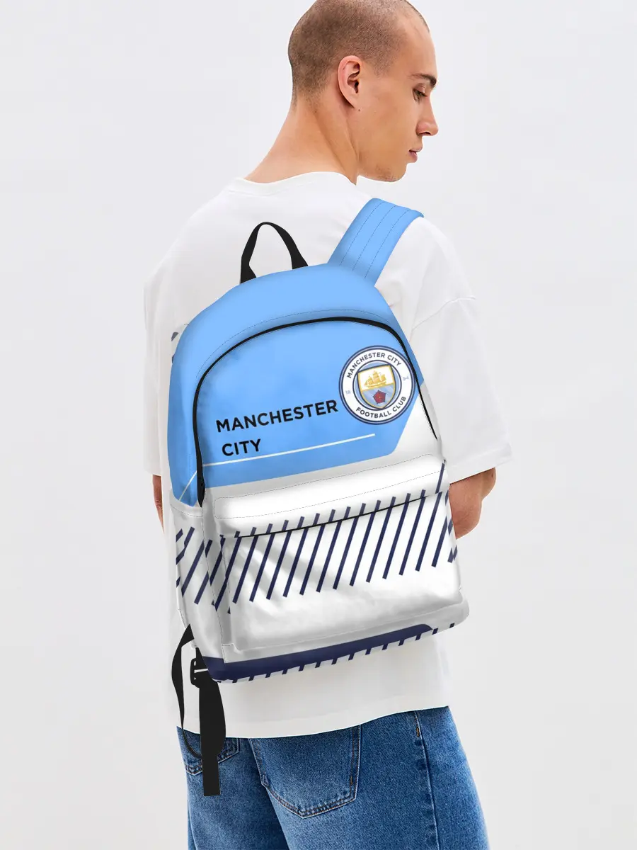 Рюкзак джинсовый / МАНЧЕСТЕР СИТИ / МАНЧЕСТЕР