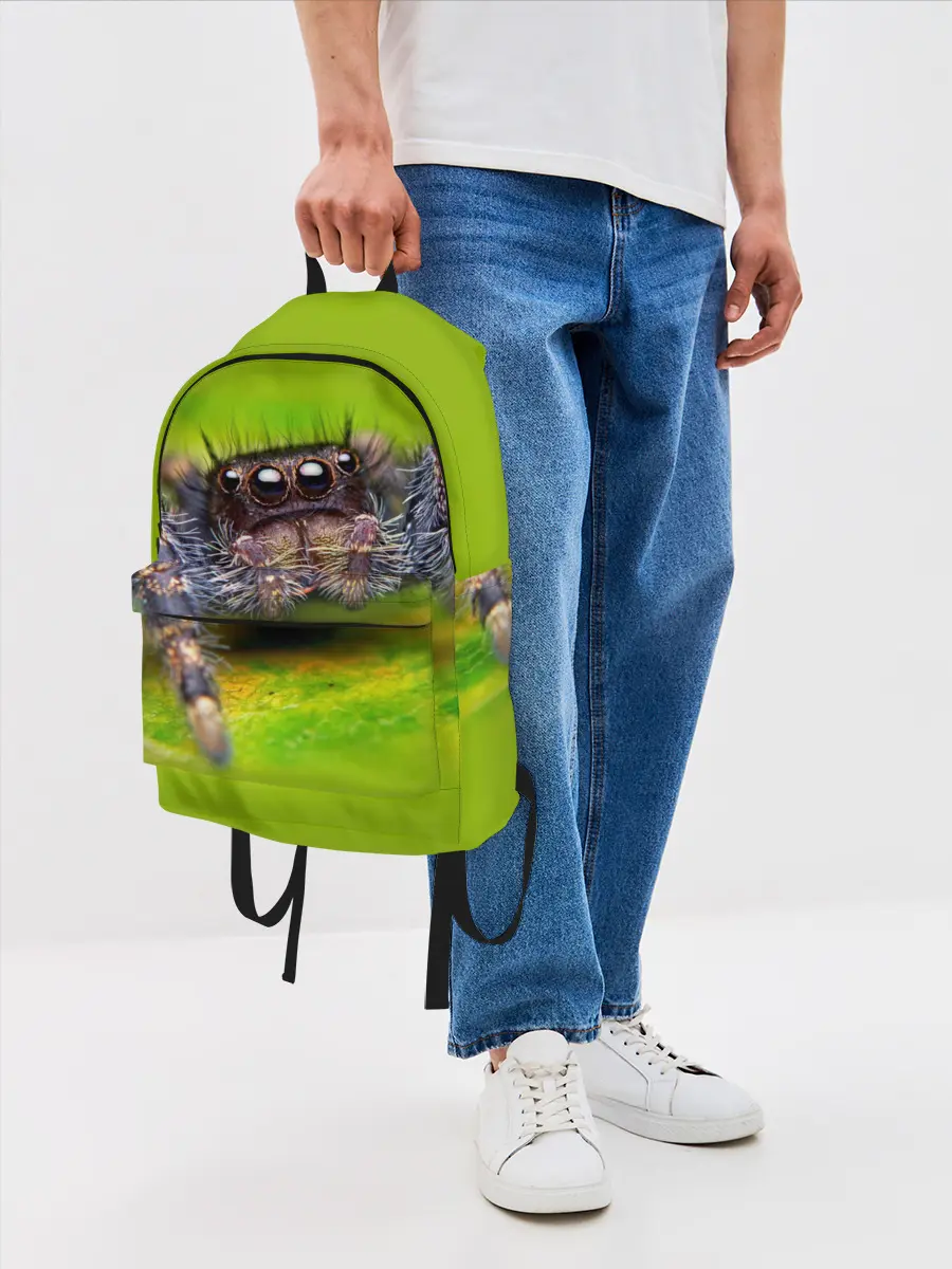 Рюкзак джинсовый / ПАУК МАКРО