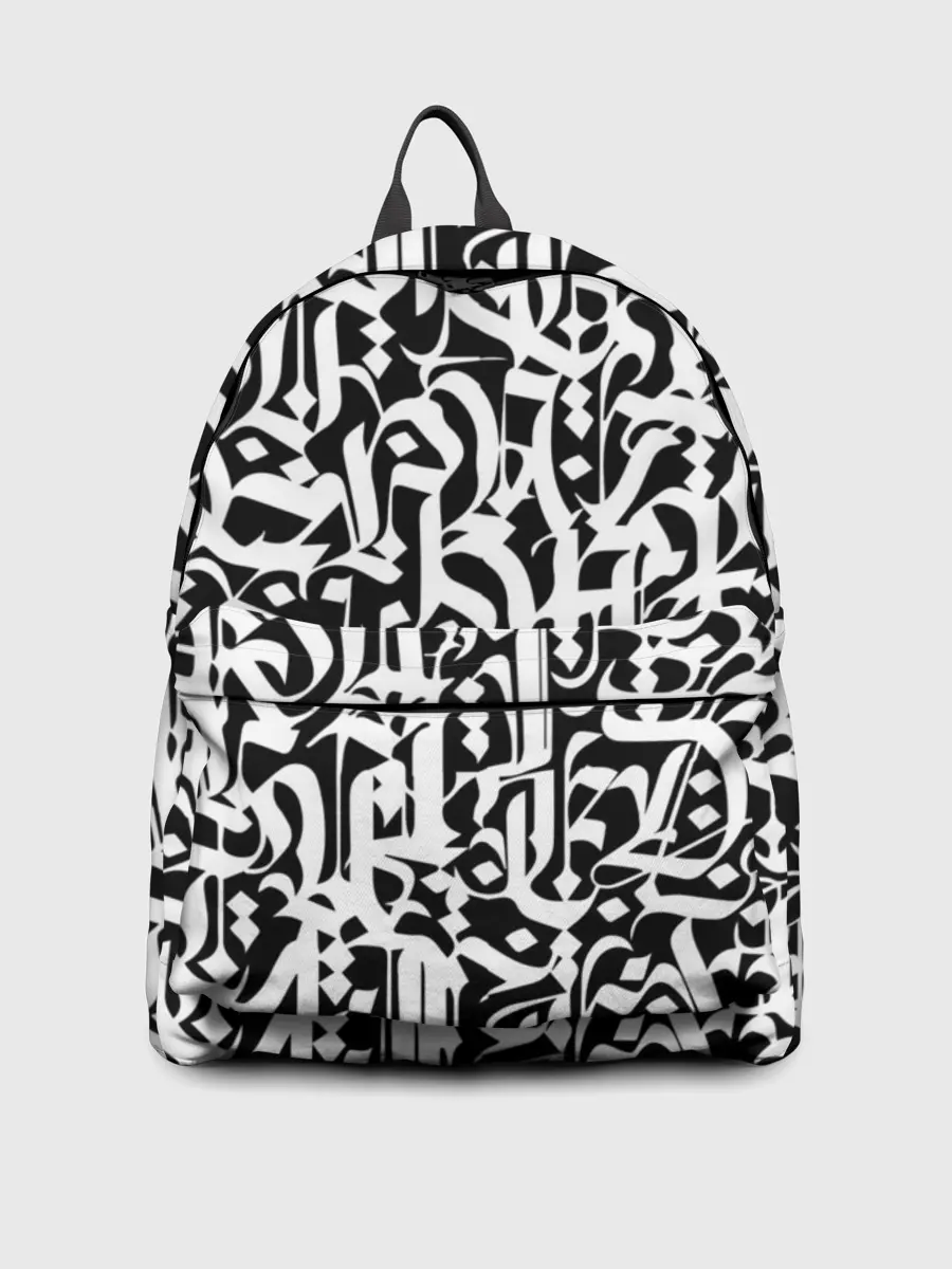 Рюкзак джинсовый / КАЛЛИГРАФИЯ / CALLIGRAPHY