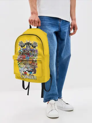 Рюкзак джинсовый / CupHead Family