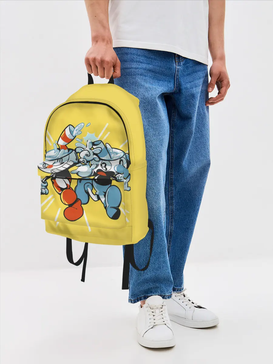 Рюкзак джинсовый / Cuphead bros