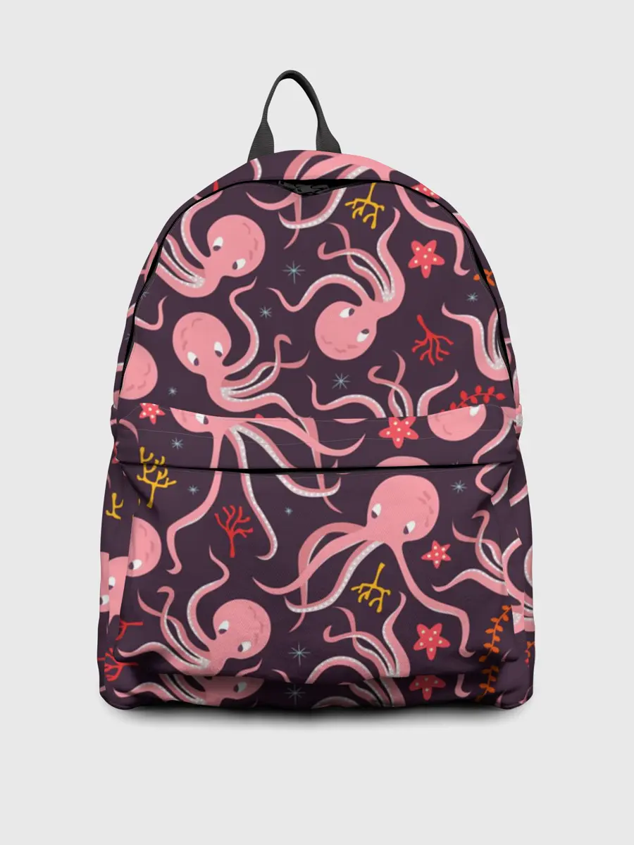 Рюкзак джинсовый / Осьминоги