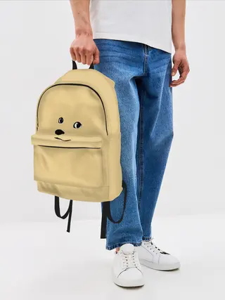 Рюкзак джинсовый / smile dog