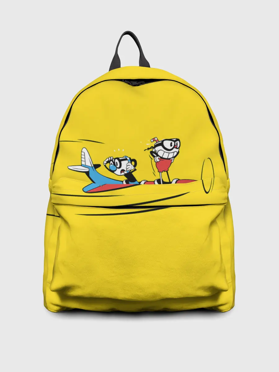 Рюкзак джинсовый / Летящие кружки