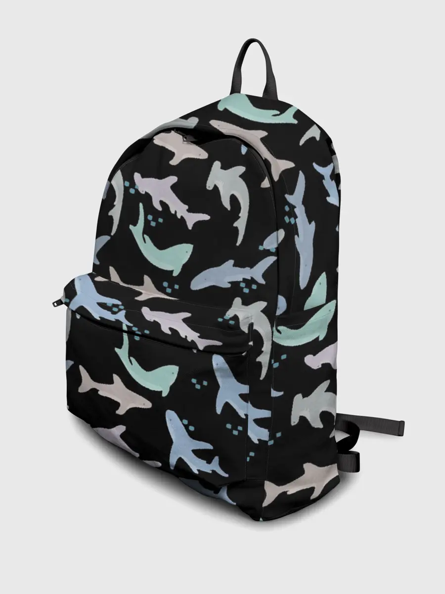 Рюкзак джинсовый / Акулы разные