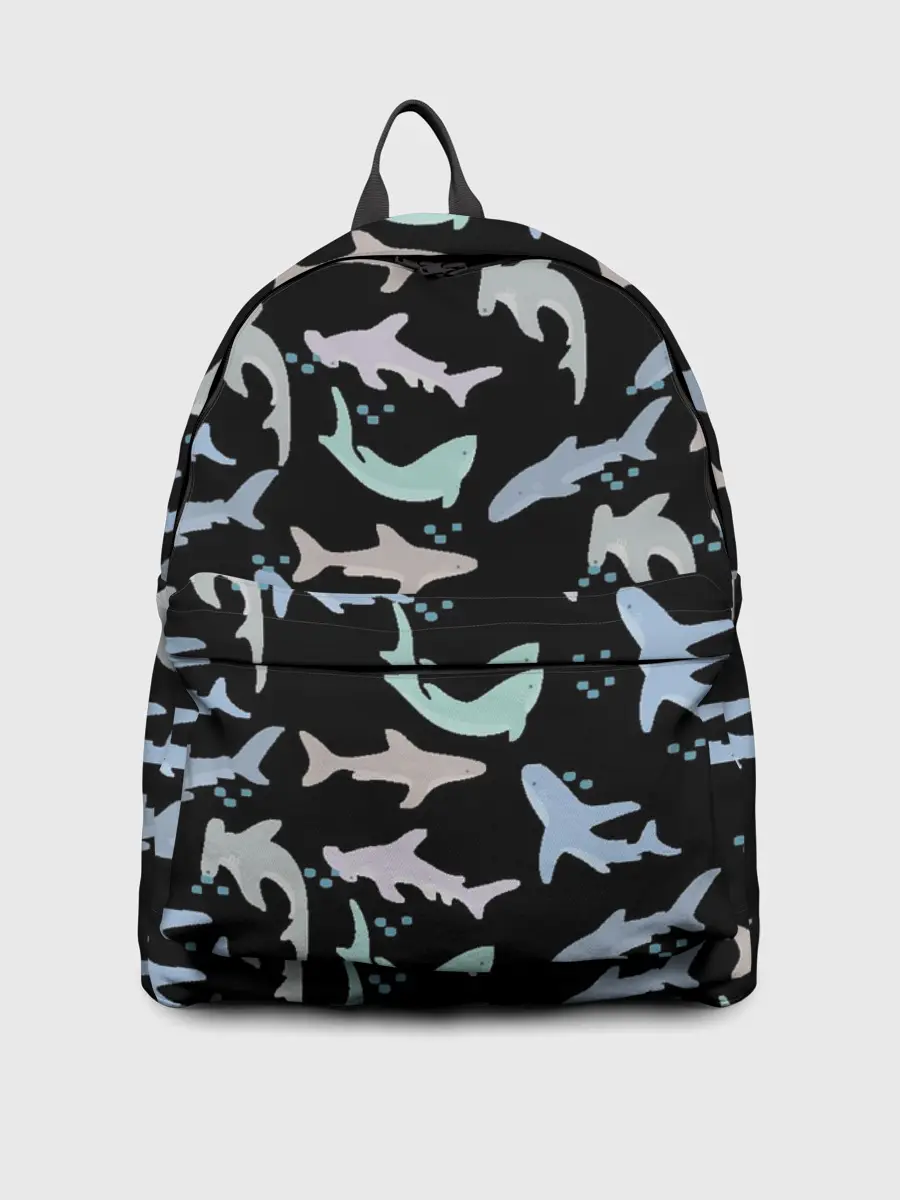 Рюкзак джинсовый / Акулы разные