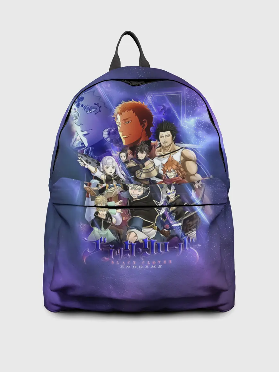 Рюкзак джинсовый / Чёрный Клевер персонажи