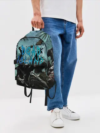 Рюкзак джинсовый / Толпа зомби