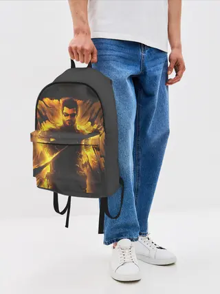 Рюкзак джинсовый / Jensen in fire