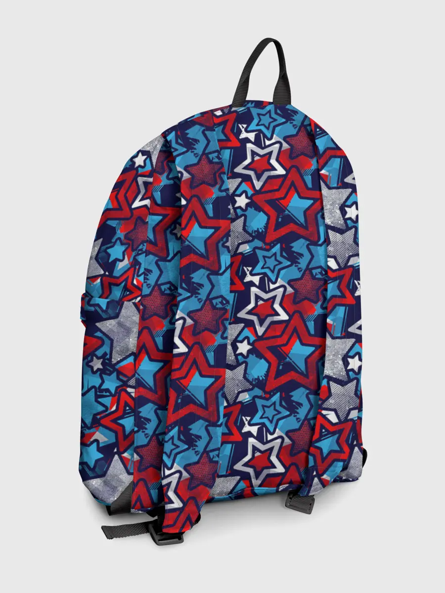 Рюкзак джинсовый / 3D звездочки