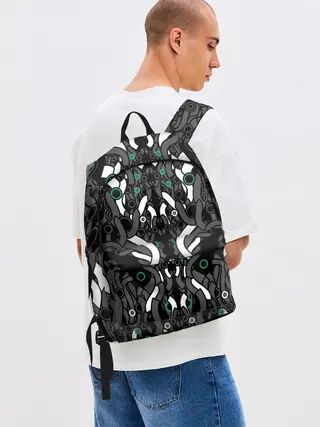 Рюкзак джинсовый / Абстрактная фантастика