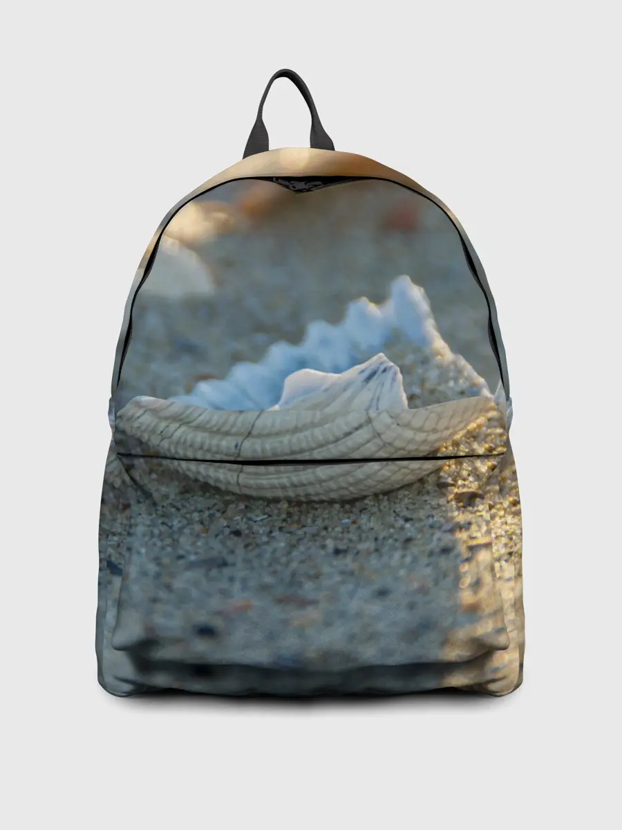 Рюкзак джинсовый / Морская ракушка