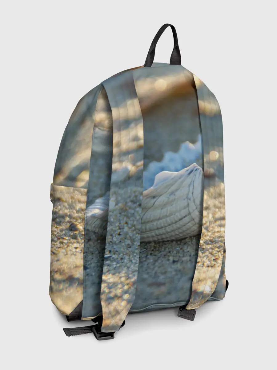 Рюкзак джинсовый / Морская ракушка