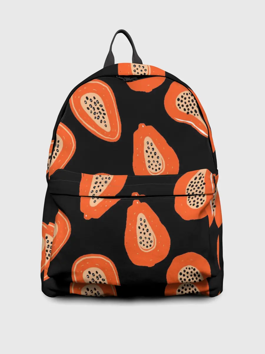 Рюкзак джинсовый / Папайя