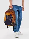 Рюкзак джинсовый / Космический кот | Space Cat