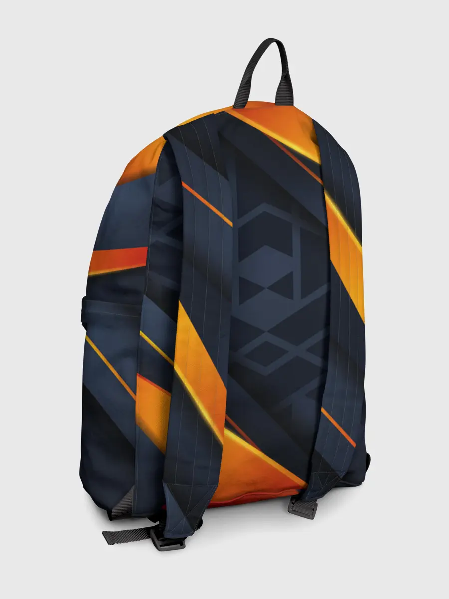 Рюкзак джинсовый / BLACK ORANGE