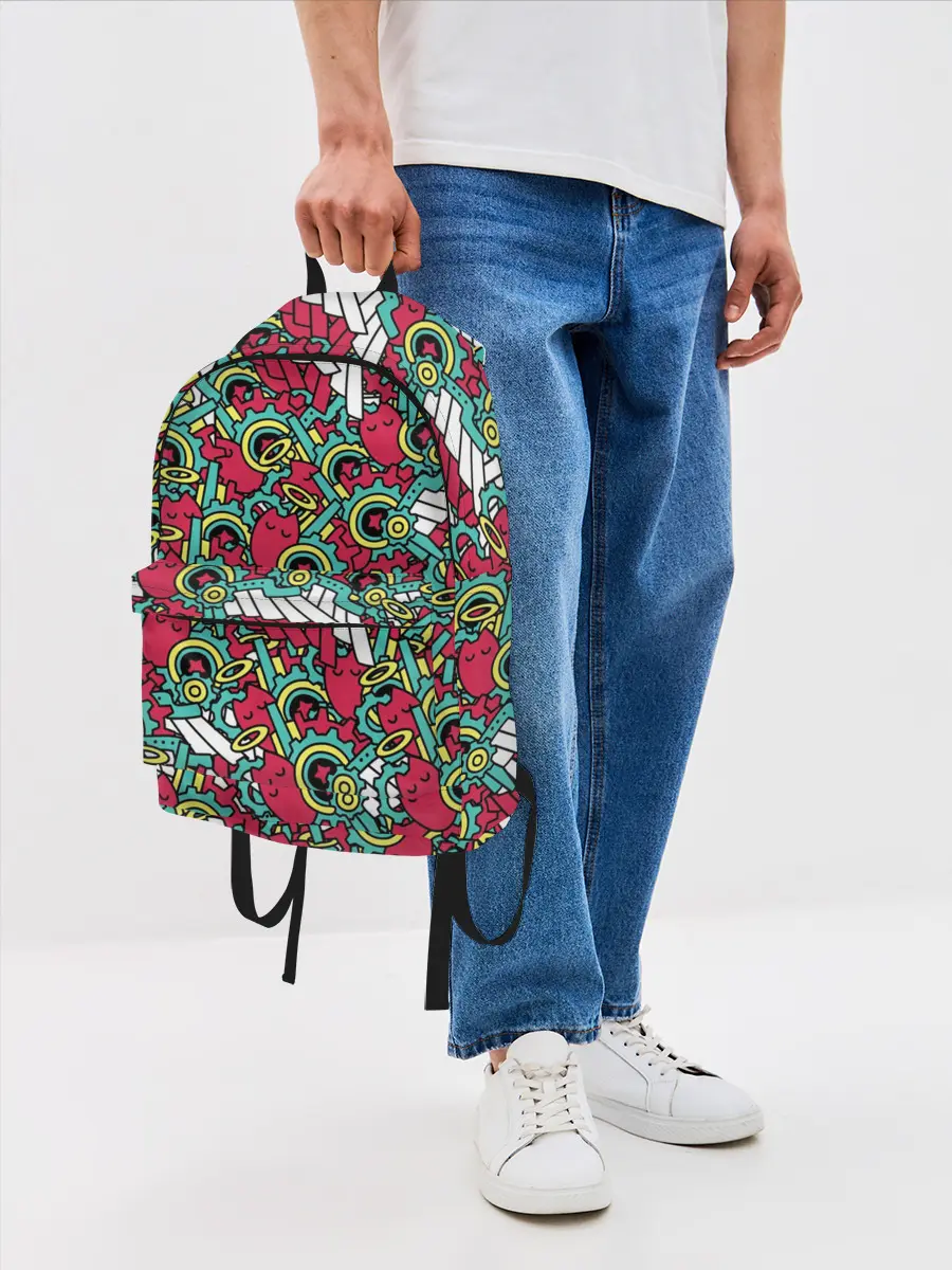 Рюкзак джинсовый / РЭКИ КЯН ПАТТЕРН | SK8