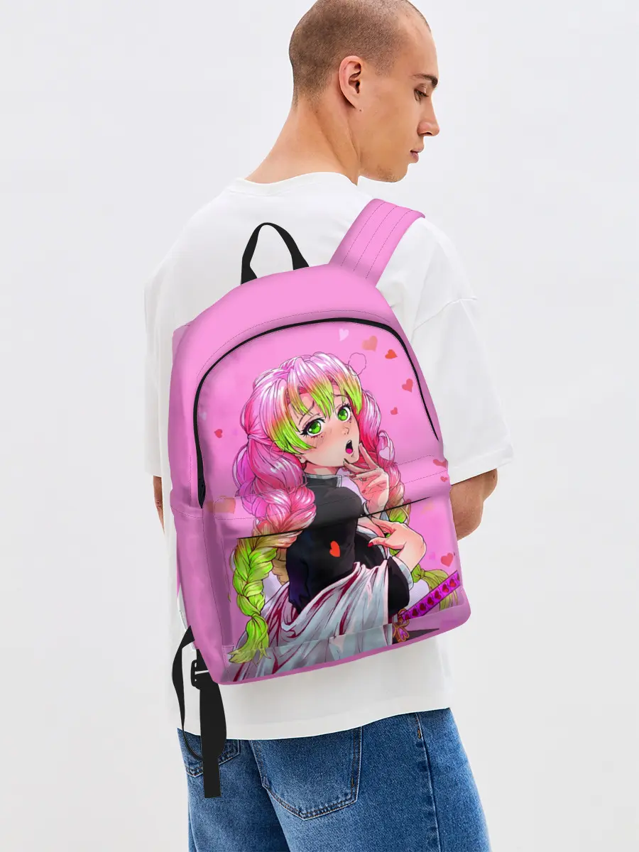 Рюкзак джинсовый / Столп любви клинок демонов 2