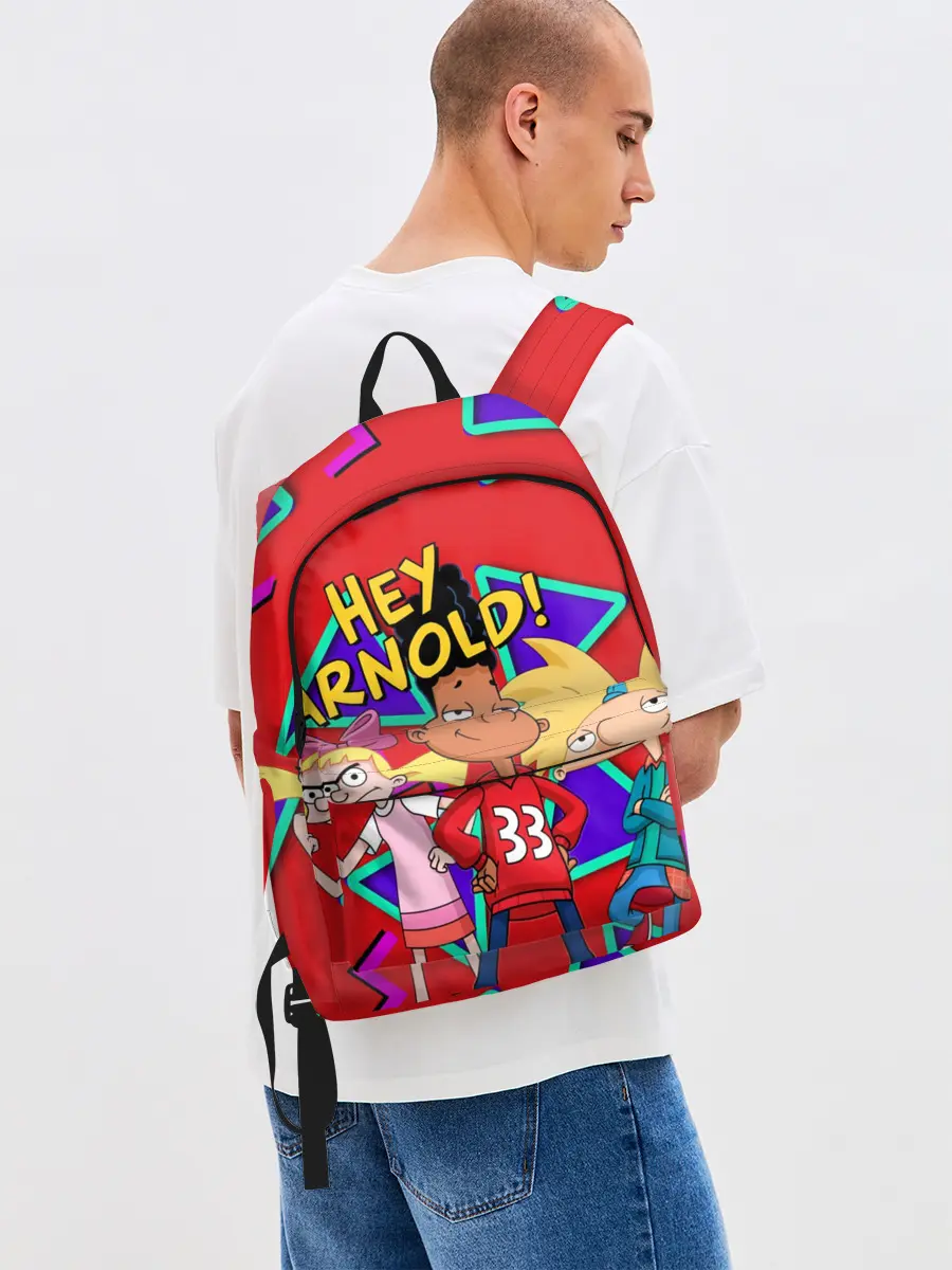 Рюкзак джинсовый / Эй Арнольд - В стиле 90-х