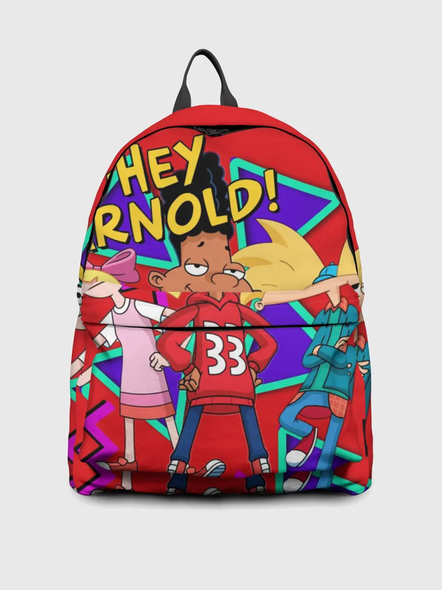 Рюкзак джинсовый / Эй Арнольд - В стиле 90-х