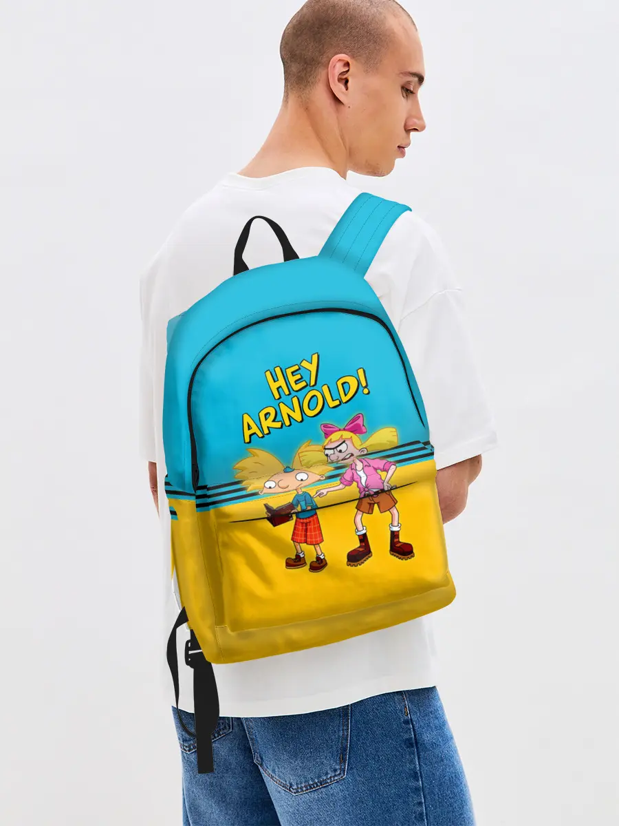 Рюкзак джинсовый / Эй, Арнольд! и Хельга Патаки