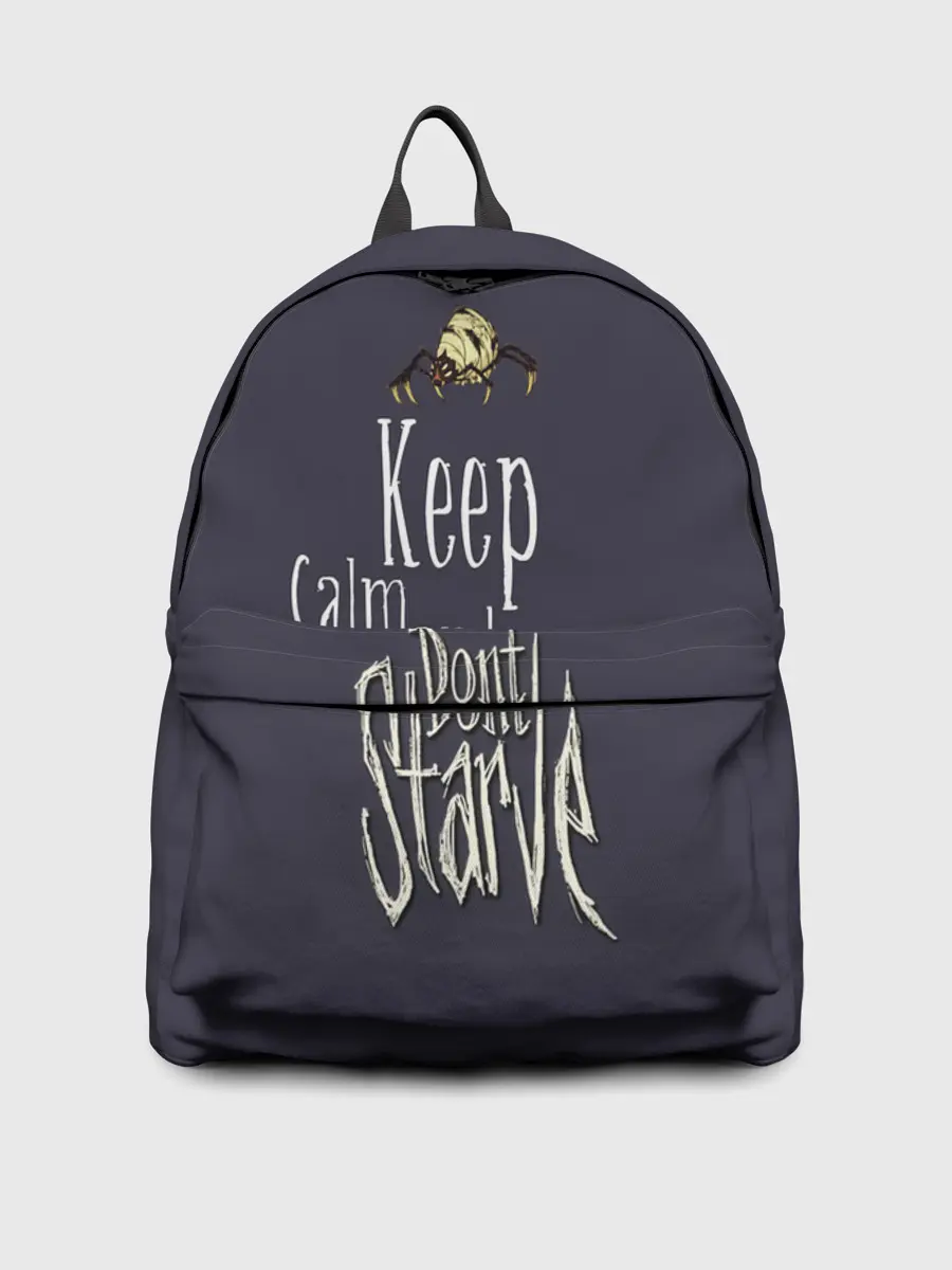 Рюкзак джинсовый / Keep clam and dont starve