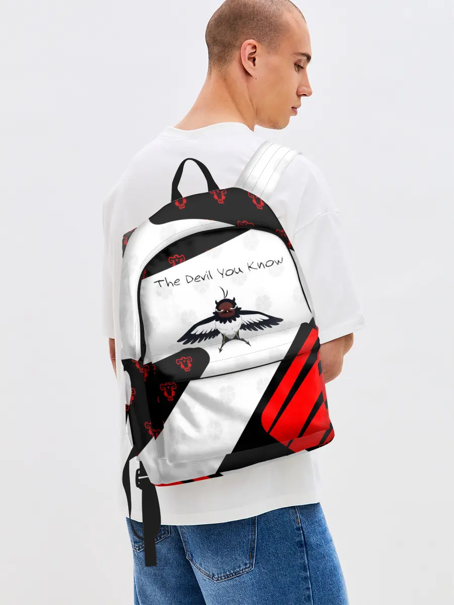 Рюкзак джинсовый / The Devil You Know!