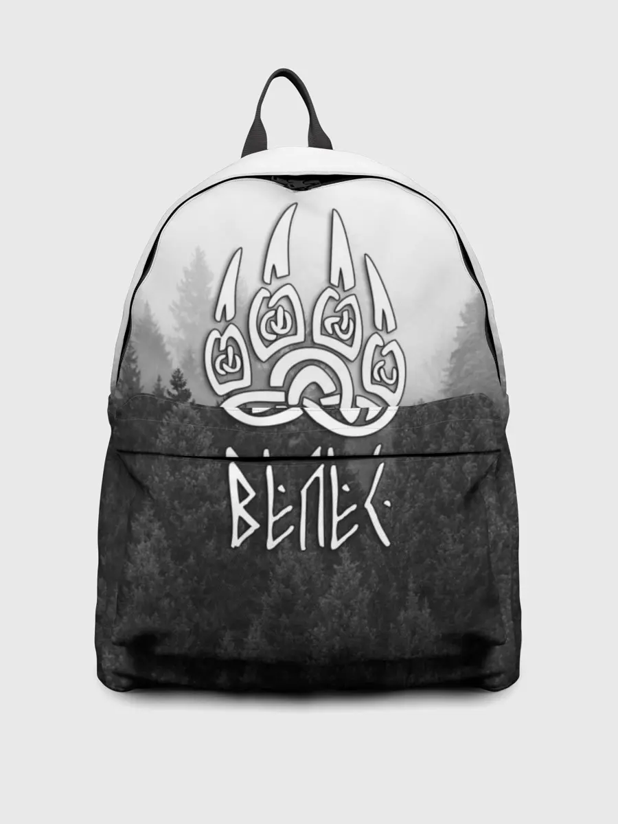 Рюкзак джинсовый / ВЕЛЕС туманный лес