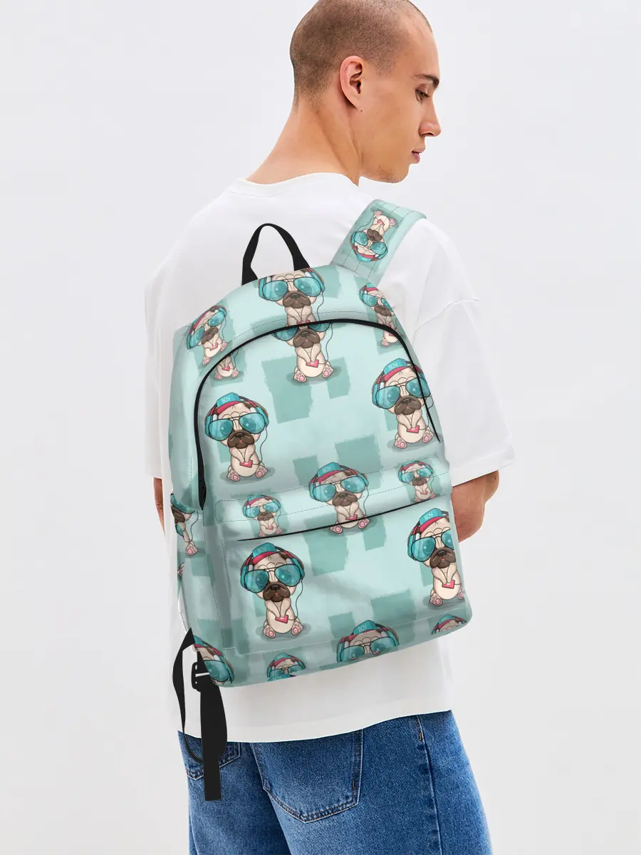 Рюкзак джинсовый / Крутой песик