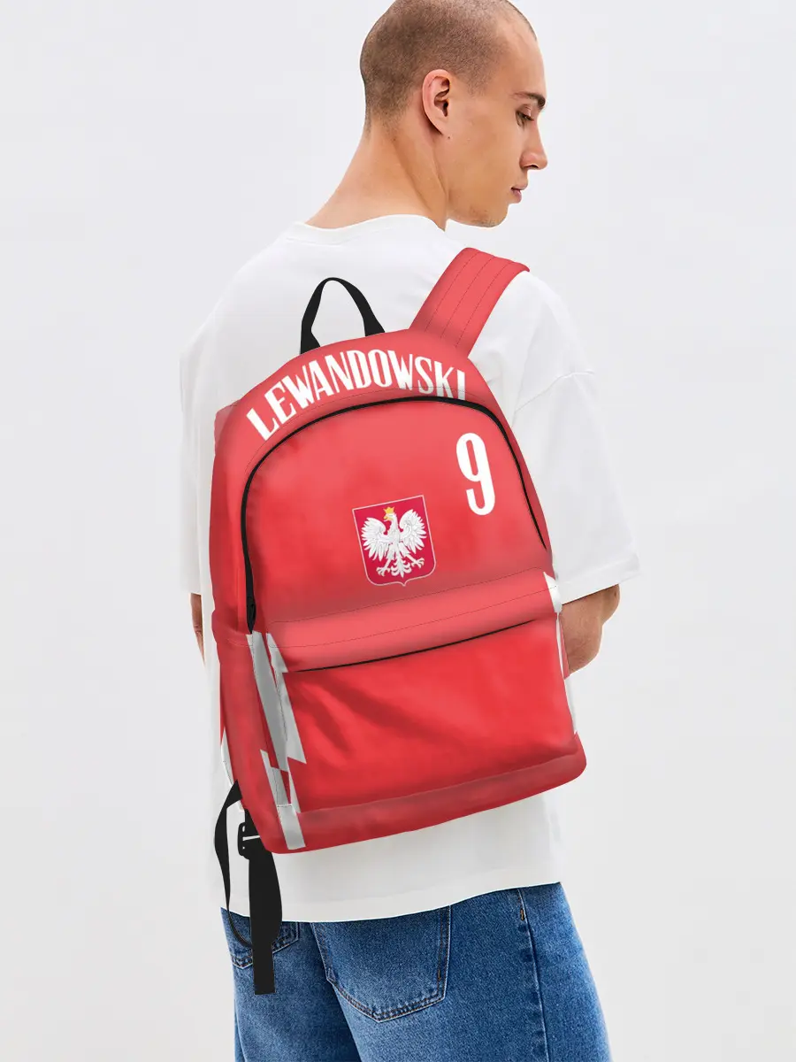 Рюкзак джинсовый / Lewandowski Poland 9