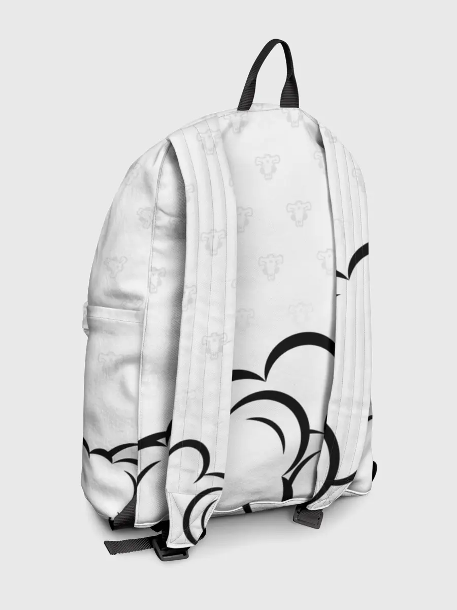 Рюкзак джинсовый / Чёрный клевер Аста и Юно