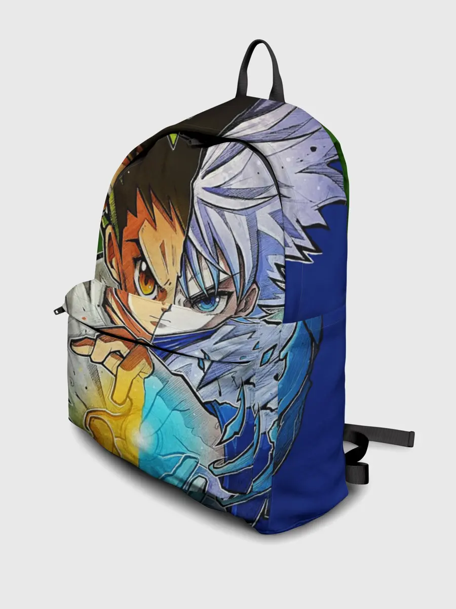 Рюкзак джинсовый / Киллуа золдик и Гон хантер