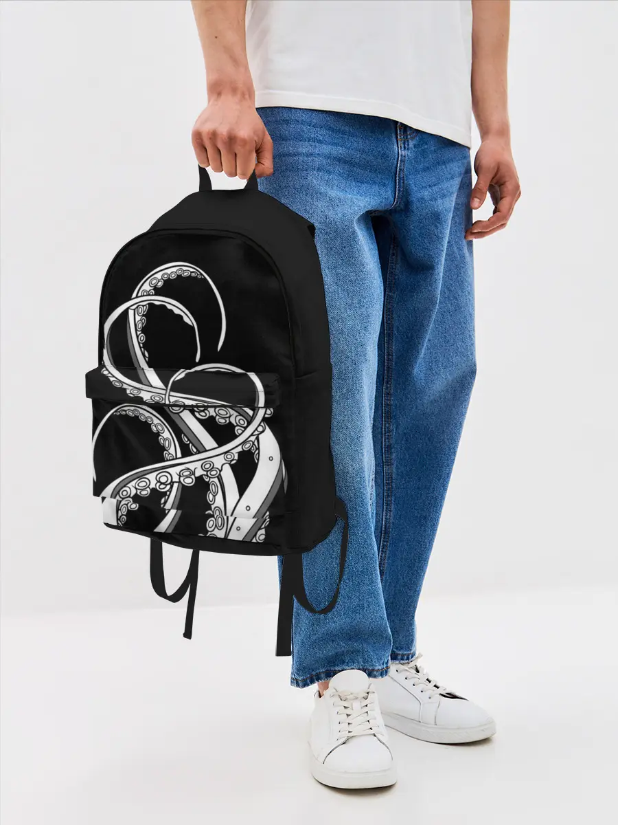 Рюкзак джинсовый / Octopus Black and White