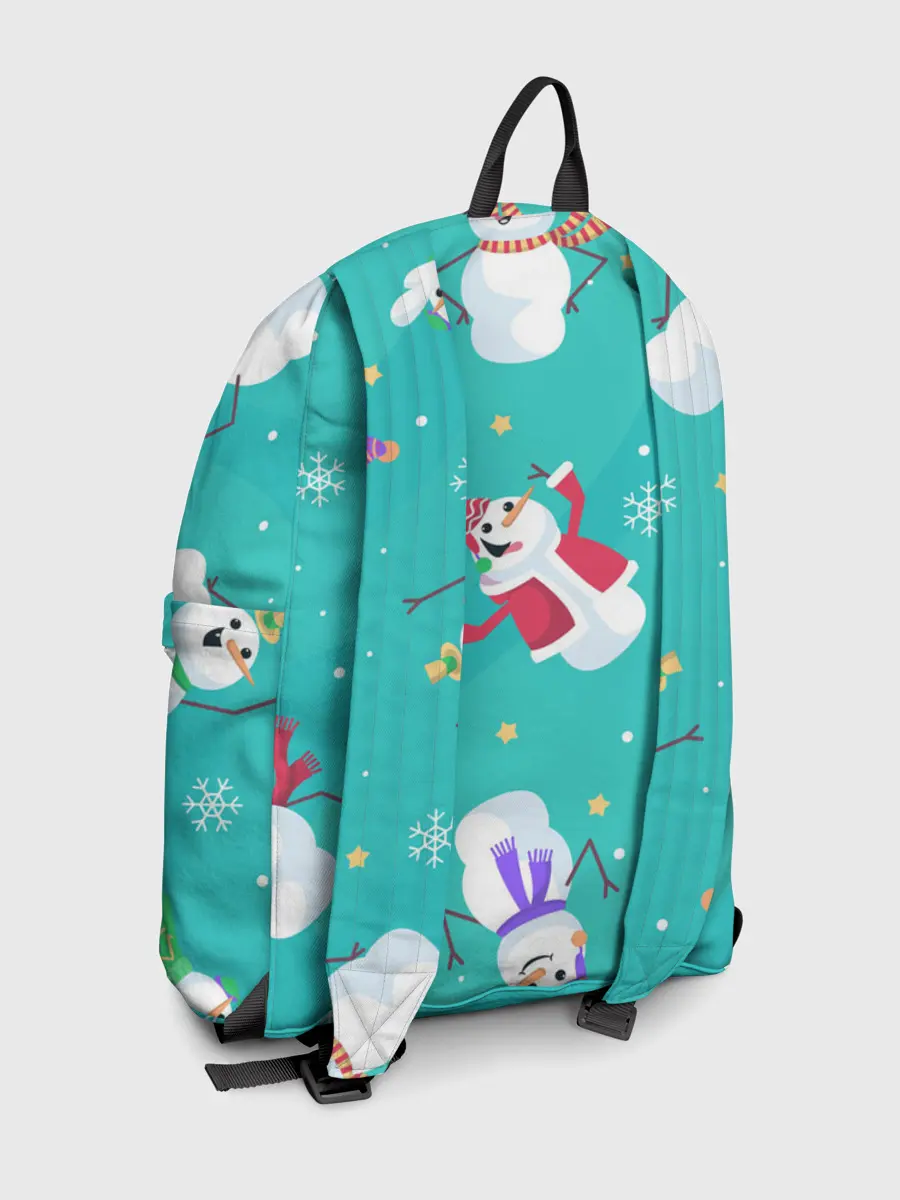 Рюкзак джинсовый / РазНые Снеговики