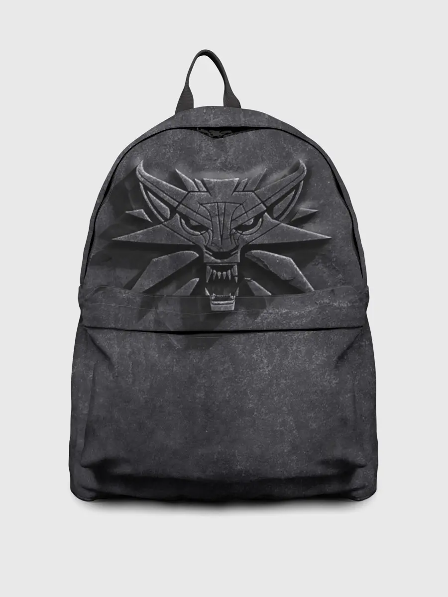 Рюкзак джинсовый / THE WITCHER КАМЕНЬ ЛОГО